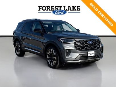 Certified 2025 Ford Explorer Platinum w/ LUX Leather Package