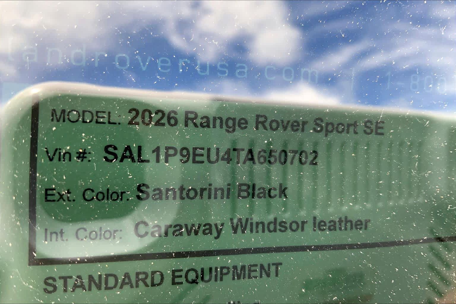 New 2026 Land Rover Range Rover Sport SE AWD/4WD image 6