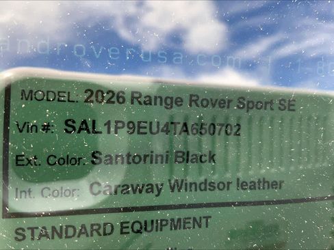 New 2026 Land Rover Range Rover Sport SE AWD/4WD image 6