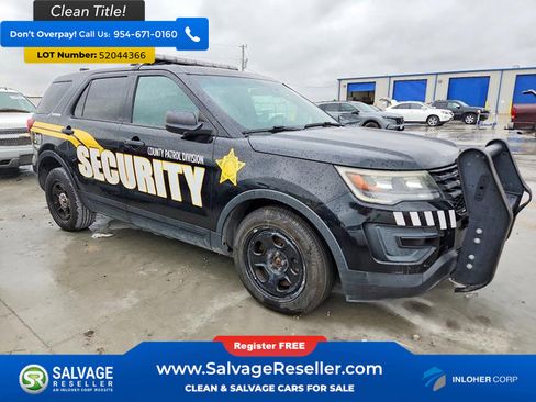 Used 2016 Ford Explorer 4WD Police Interceptor w/ 2-tone Vinyl Package #1 image 5