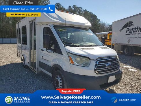 Used 2016 Ford Transit 350 138 DRW w/ Shuttle Bus Prep Package RWD image 1
