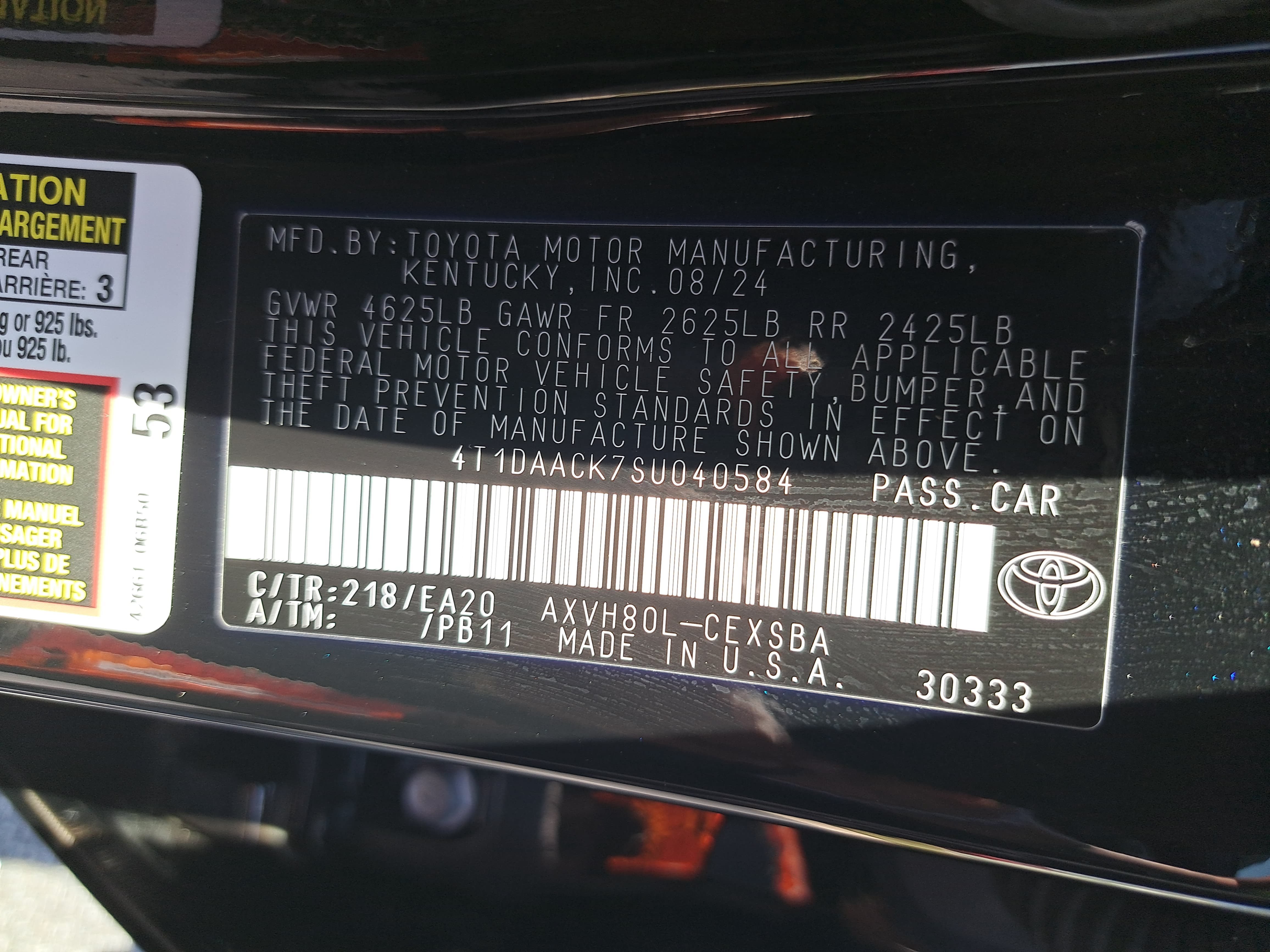 Used 2025 Toyota Camry SE w/ Convenience Package FWD image 33