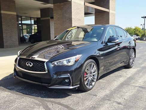 Used 2018 INFINITI Q50 Red Sport 400 AWD/4WD image 7