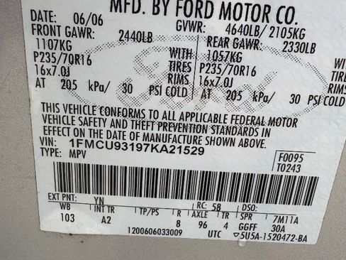 Used 2007 Ford Escape XLT AWD/4WD image 11