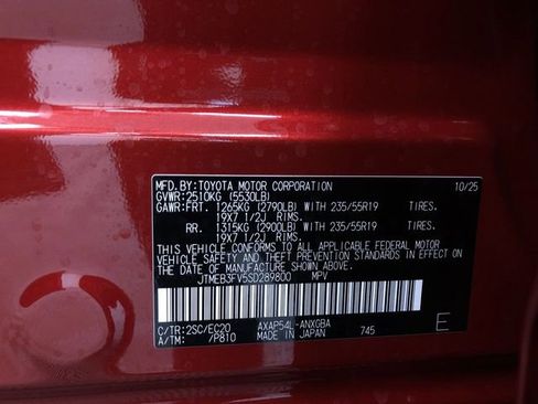 New 2025 Toyota RAV4 XSE image 33