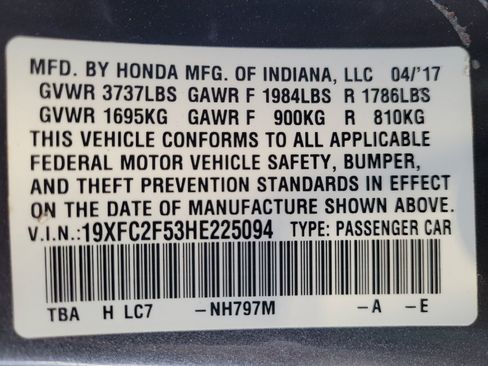 Used 2017 Honda Civic LX image 33