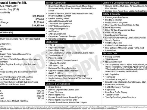 Certified 2023 Hyundai Santa Fe SEL FWD image 71