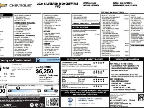 Used 2024 Chevrolet Silverado 1500 RST AWD/4WD image 39