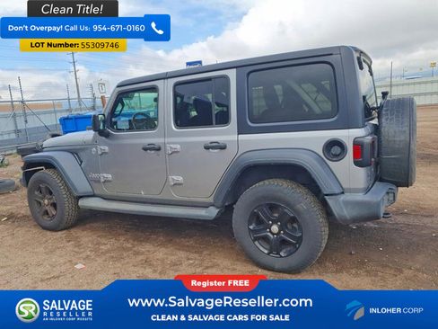Used 2019 Jeep Wrangler Unlimited Sport S AWD/4WD image 3