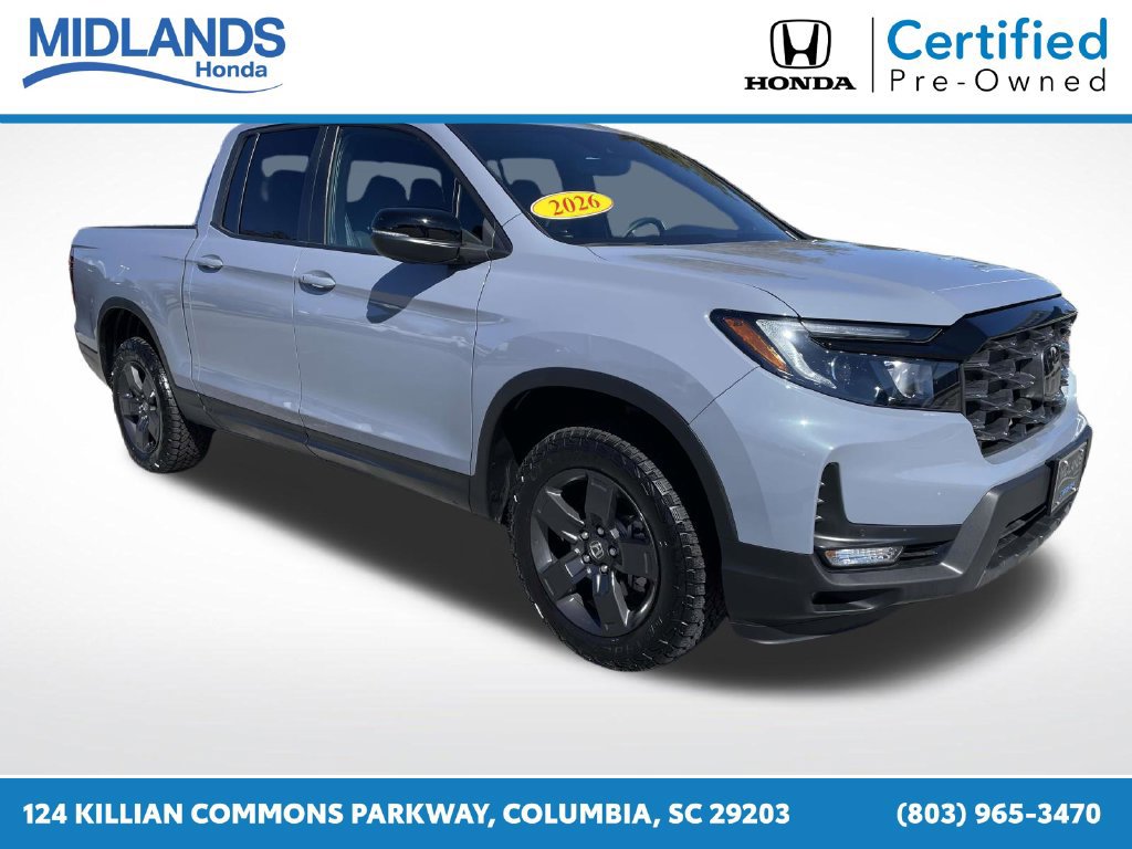 Certified 2026 Honda Ridgeline TrailSport 360° Tour