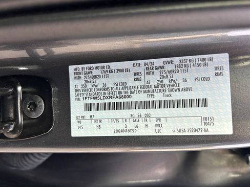 Used 2024 Ford F150 Lariat w/ Bed Utility Package AWD/4WD image 34