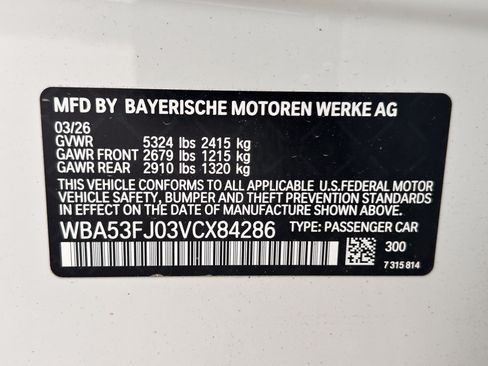 Used 2027 BMW 530i xDrive w/ M Sport Package AWD/4WD image 33
