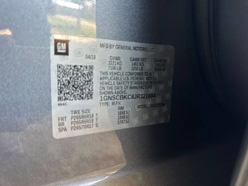 Used 2018 Chevrolet Tahoe LT w/ Texas Edition Package image 42