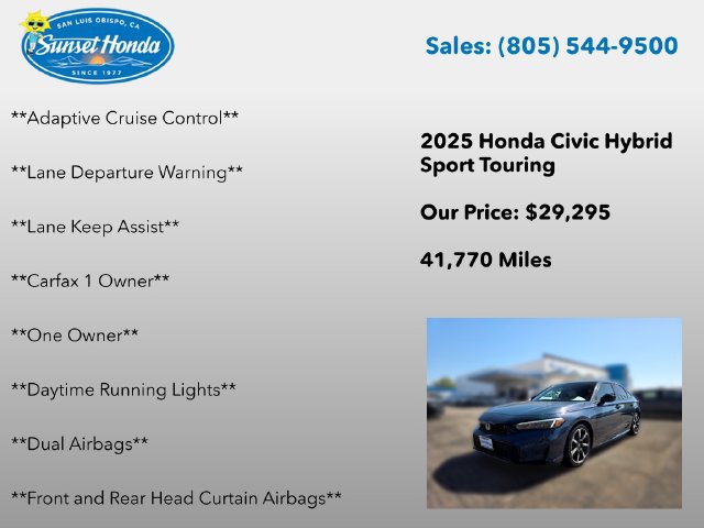 Certified 2025 Honda Civic Sport Touring image 10