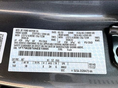 Used 2022 Ford F250 Lariat w/ Lariat Ultimate Package image 43