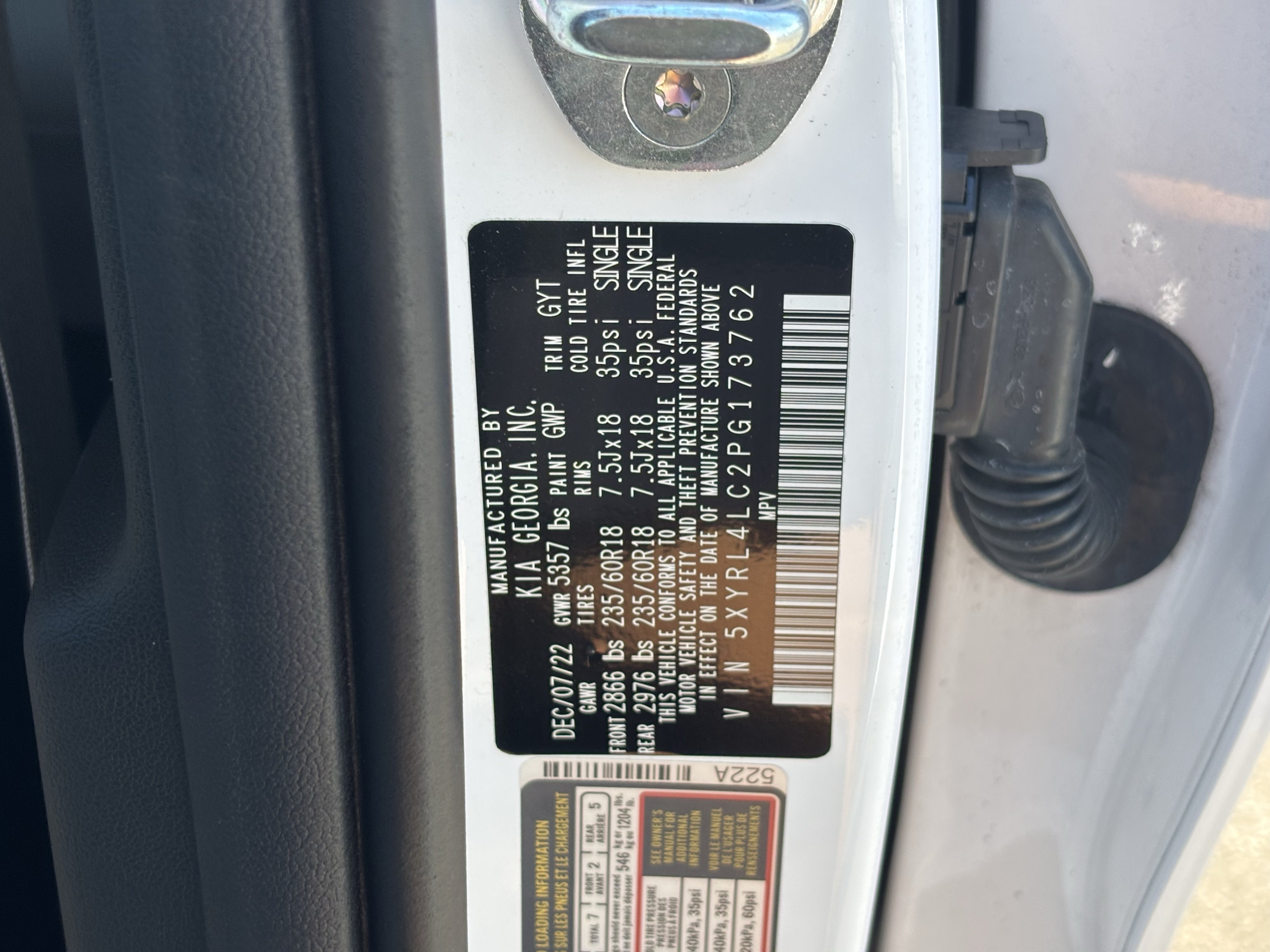 Used 2023 Kia Sorento S w/ Panoramic Sunroof Package FWD image 30