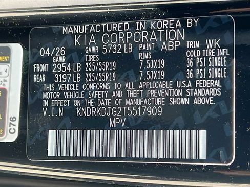 New 2026 Kia Sorento SX Prestige AWD/4WD image 35