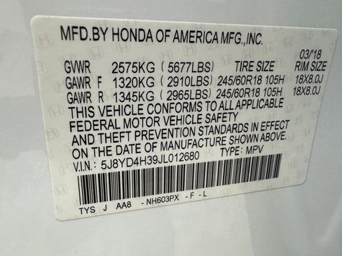 Used 2018 Acura MDX SH-AWD image 29