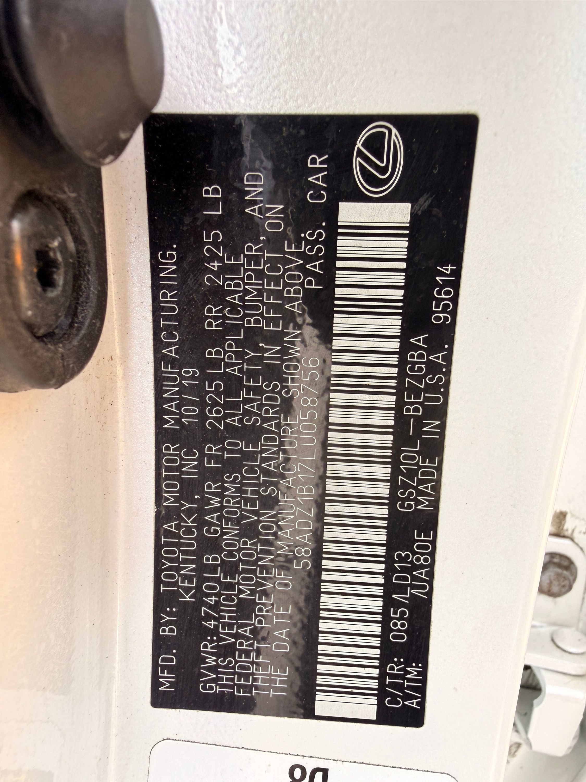 Used 2020 Lexus ES 350 w/ Premium Package FWD image 38