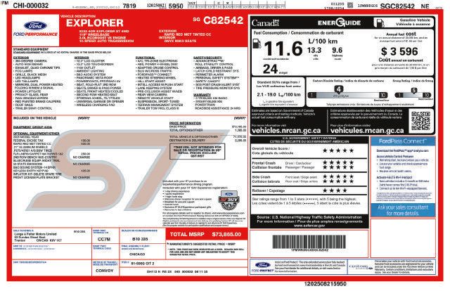 Certified 2025 Ford Explorer ST AWD/4WD image 38
