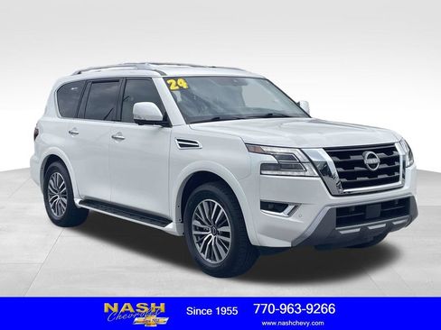 Used 2024 Nissan Armada SL w/ Captain's Chairs Package RWD image 1