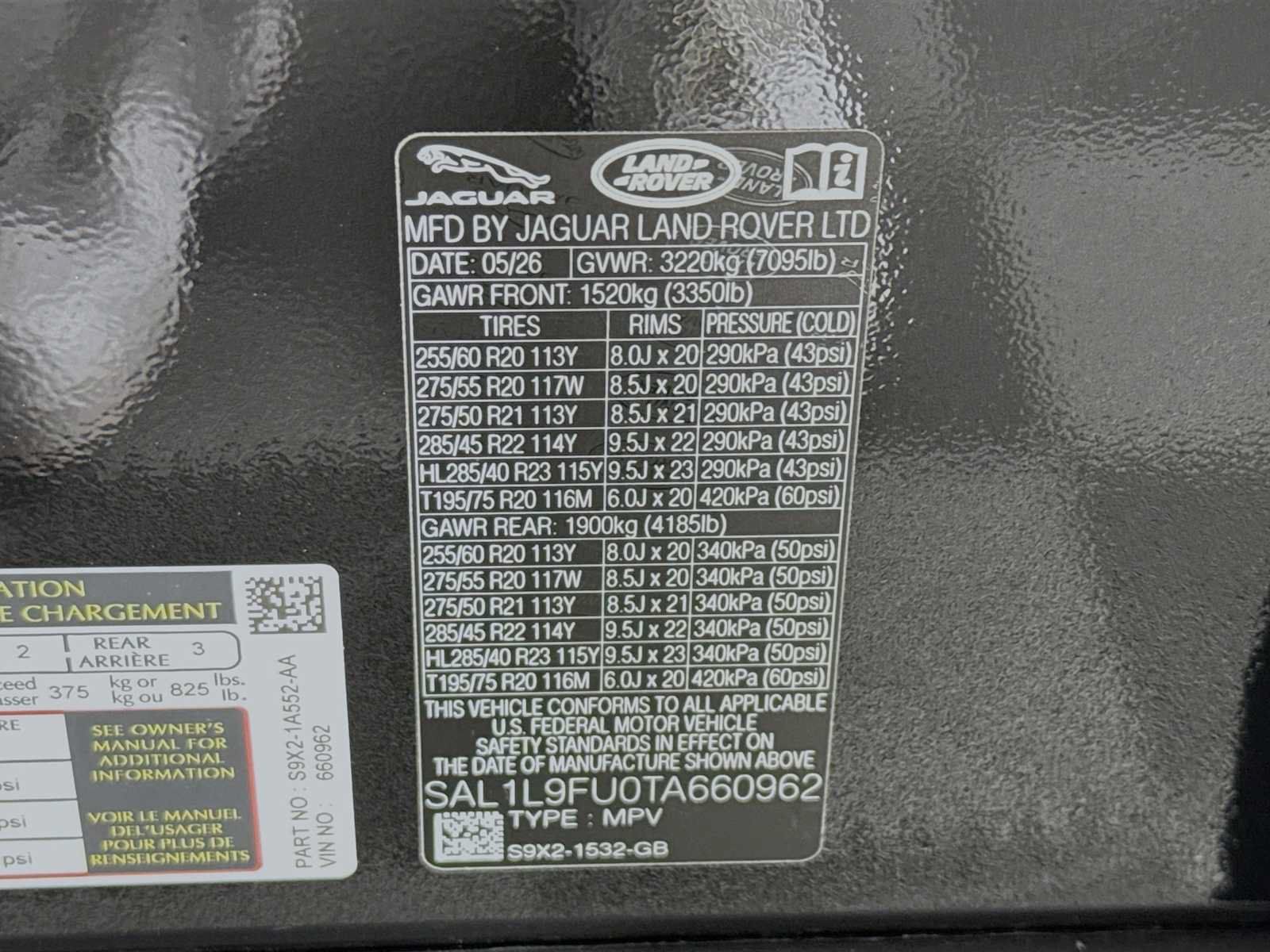 New 2026 Land Rover Range Rover Sport Dynamic SE AWD/4WD image 29