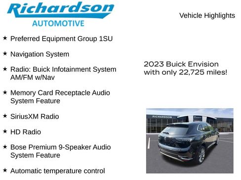Used 2023 Buick Envision Avenir AWD/4WD image 10
