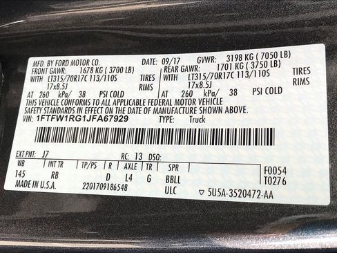 Used 2018 Ford F150 Raptor w/ Equipment Group 802A Luxury AWD/4WD image 36