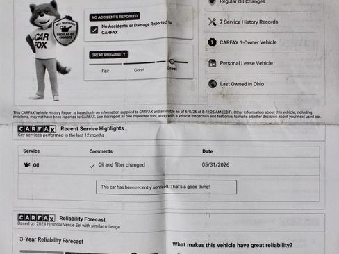 Certified 2024 Hyundai Venue SEL FWD image 5