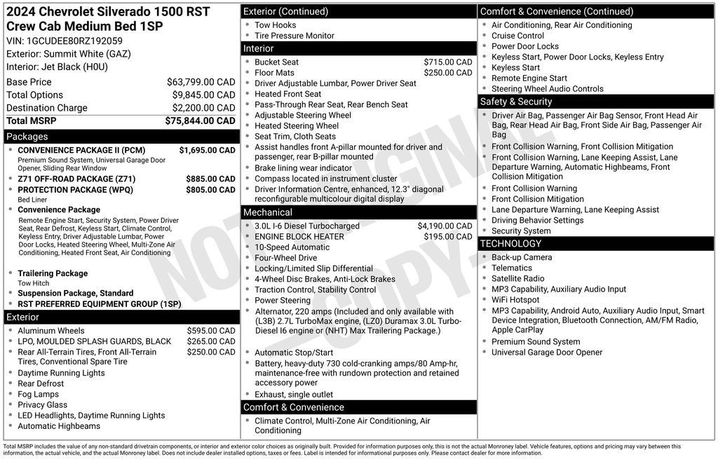 Used 2024 Chevrolet Silverado 1500 RST w/ Convenience Package II AWD/4WD image 5
