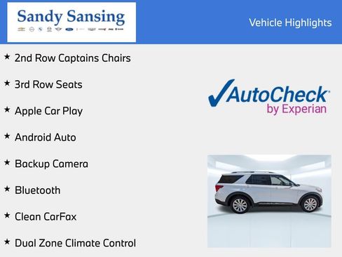 Used 2020 Ford Explorer Limited w/ Class III Trailer Tow Package image 7