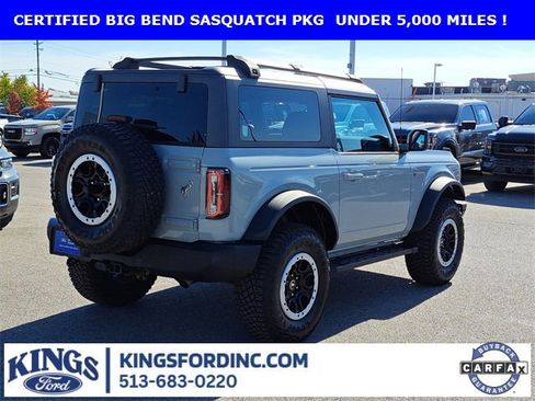Certified 2021 Ford Bronco Big Bend w/ Sasquatch Package image 5