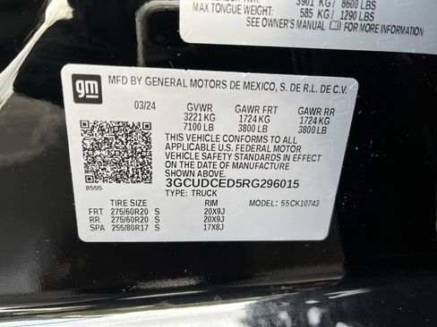 Used 2024 Chevrolet Silverado 1500 Custom Trail Boss w/ Midnight Edition image 32