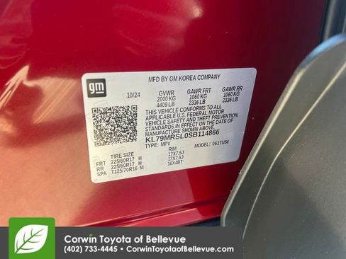 Used 2025 Chevrolet TrailBlazer LT AWD/4WD image 23