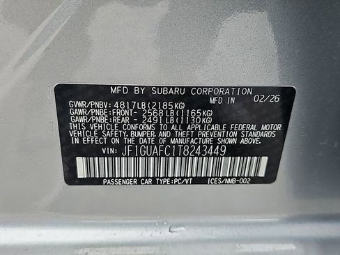 New 2026 Subaru Impreza 2.0i Sport AWD/4WD image 21