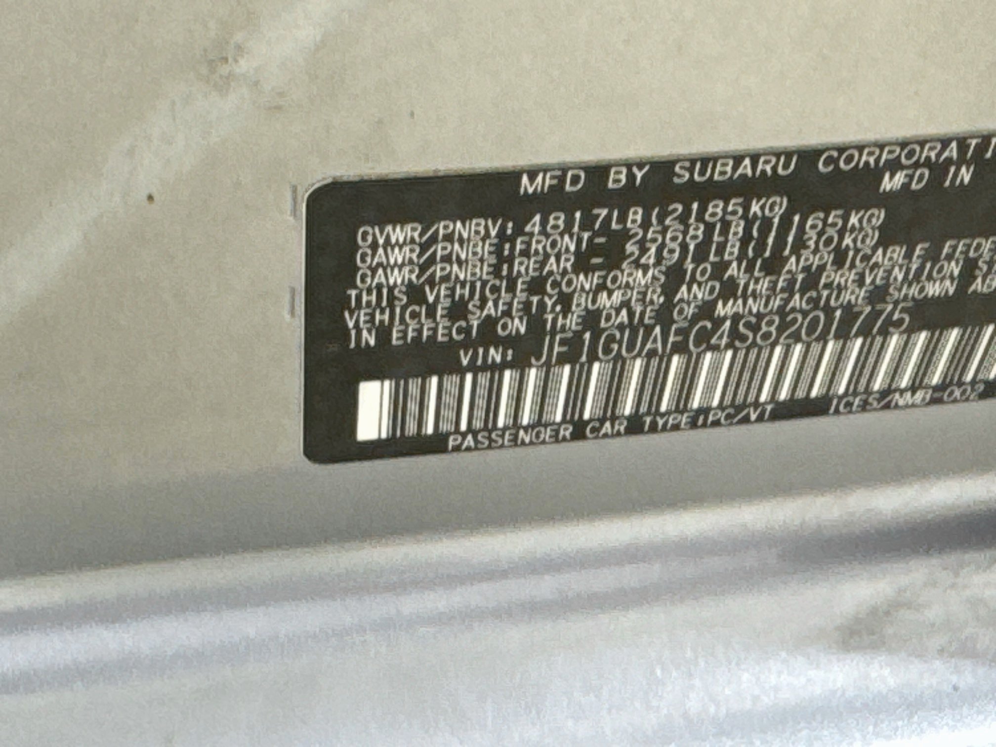 Certified 2025 Subaru Impreza 2.0i Sport AWD/4WD image 28