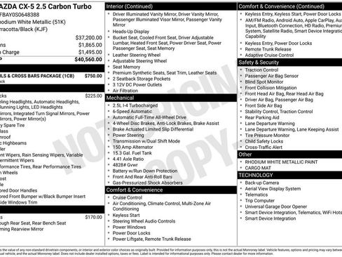 New 2025 MAZDA CX-5 Carbon Edition image 12