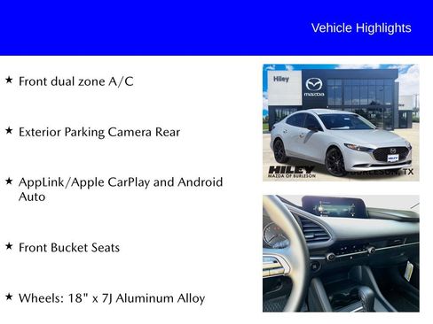 New 2026 MAZDA MAZDA3 s Sport image 9