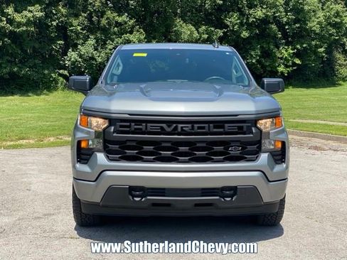 Used 2024 Chevrolet Silverado 1500 Custom w/ Turbomax Blackout Package AWD/4WD image 2