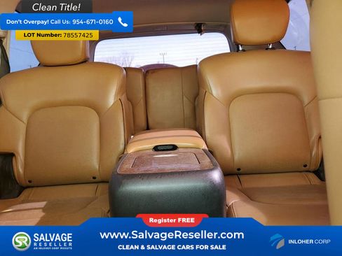 Used 2017 Nissan Armada Platinum w/ Captain Seat Package RWD image 13
