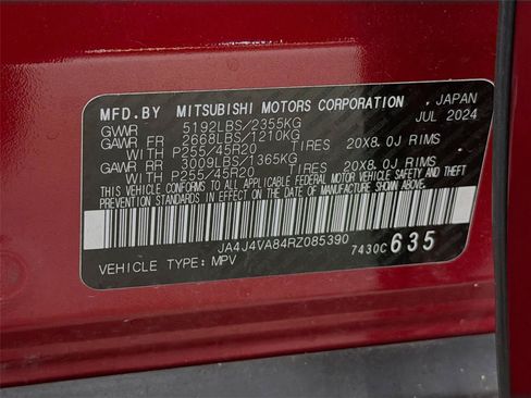 Used 2024 Mitsubishi Outlander SE AWD/4WD image 41