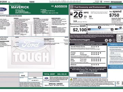 Certified 2024 Ford Maverick XLT w/ XLT Luxury Package FWD image 15