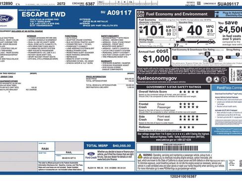 Certified 2025 Ford Escape SE FWD image 6