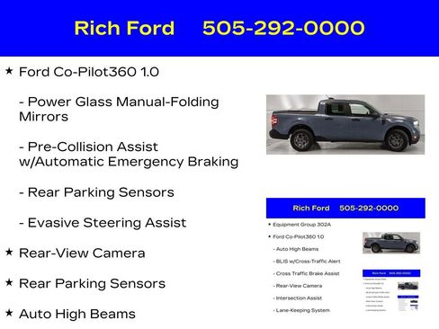 Used 2025 Ford Maverick XLT w/ Equipment Group 302A AWD/4WD image 22