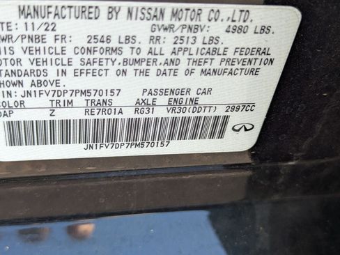Certified 2023 INFINITI Q50 Red Sport 400 w/ Black Opal Edition RWD image 33