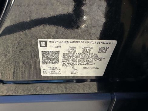 Certified 2020 Chevrolet Equinox LT AWD/4WD image 18