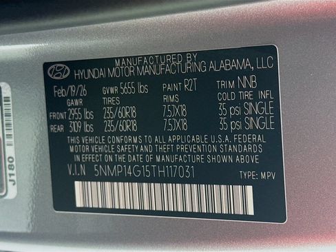 New 2026 Hyundai Santa Fe SE FWD image 33