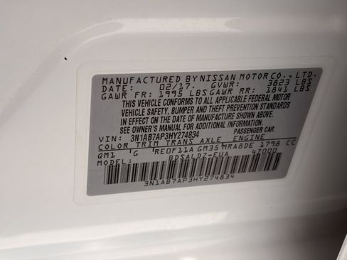 Used 2017 Nissan Sentra SV FWD image 29