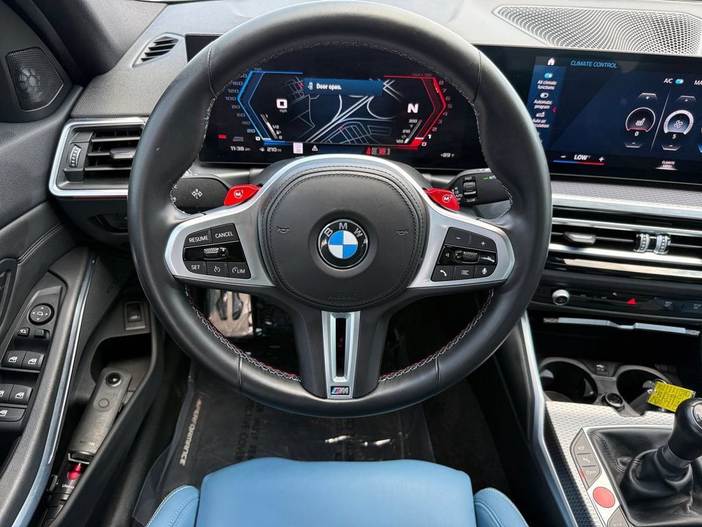 Used 2024 BMW M3 w/ Parking Assistance Package RWD image 14
