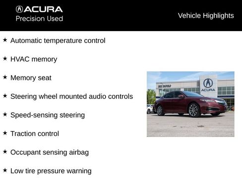 Certified 2016 Acura TLX V6 SH-AWD w/ Technology Pkg image 9